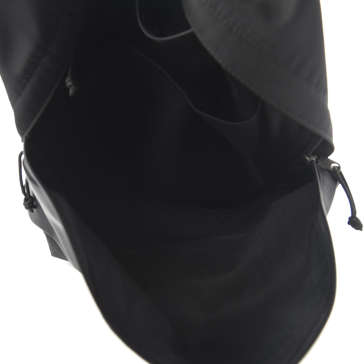 Nylon Crest Logo Explorer Backpack Black