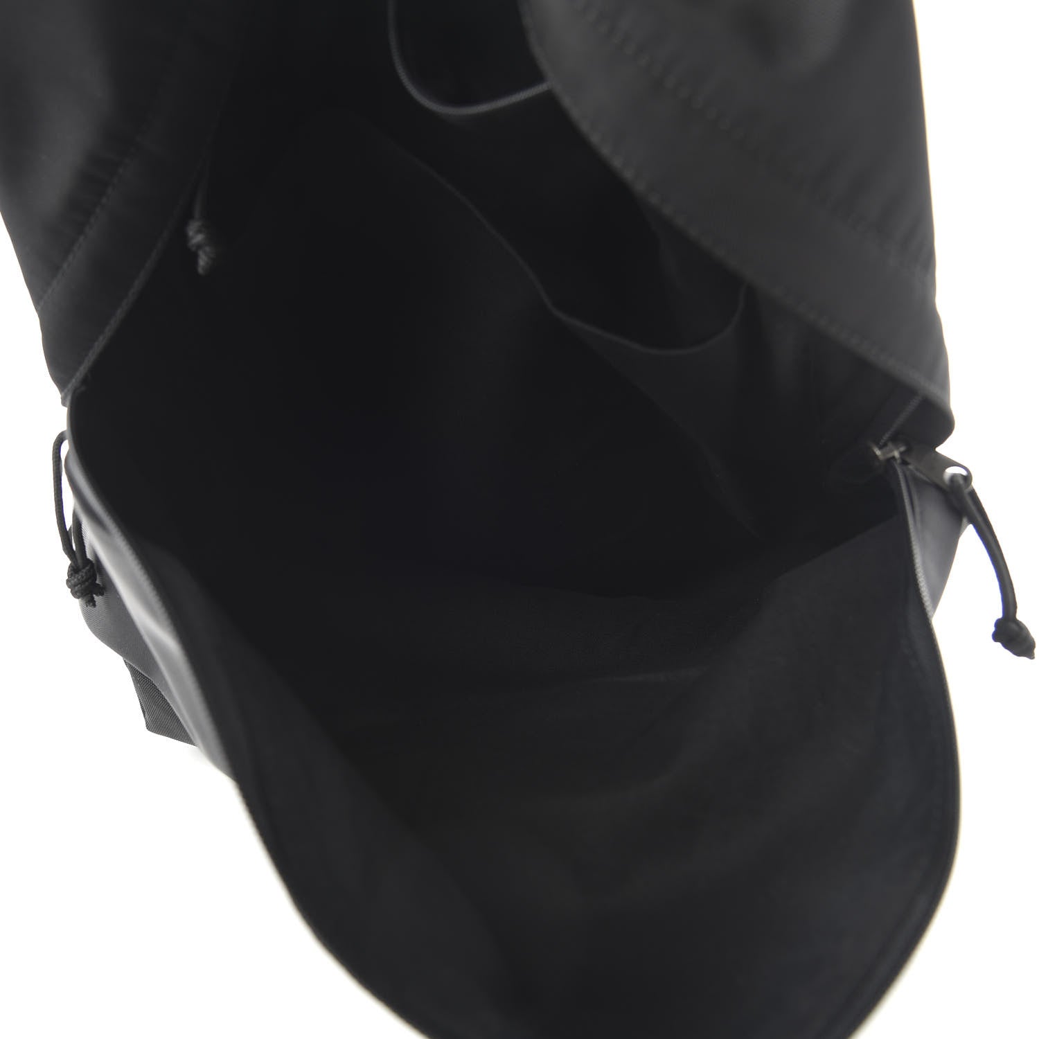 Balenciaga Nylon Crest Logo Explorer Backpack Black 4 of 8