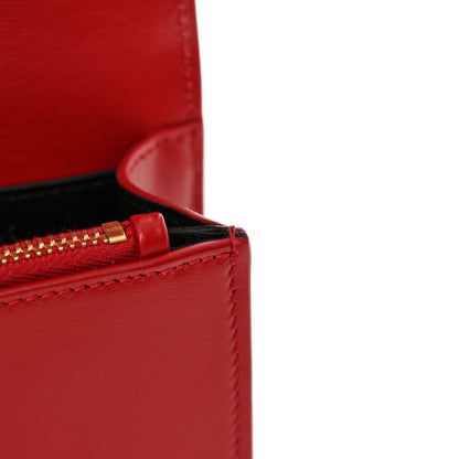 Saint Laurent Smooth Calfskin Monogram Kate Belt Bag Red 11 of 12