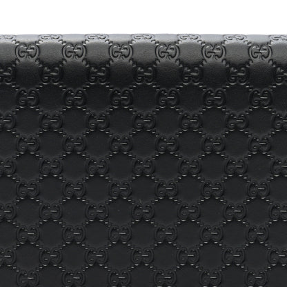 Gucci Microguccissima Crossbody Wallet Black 7 of 9