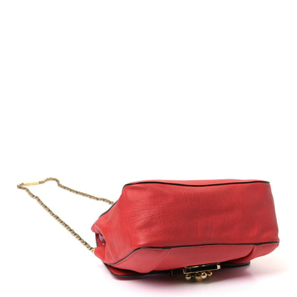 Chloe Goatskin Small Elsie Shoulder Bag Red 3 of 5
