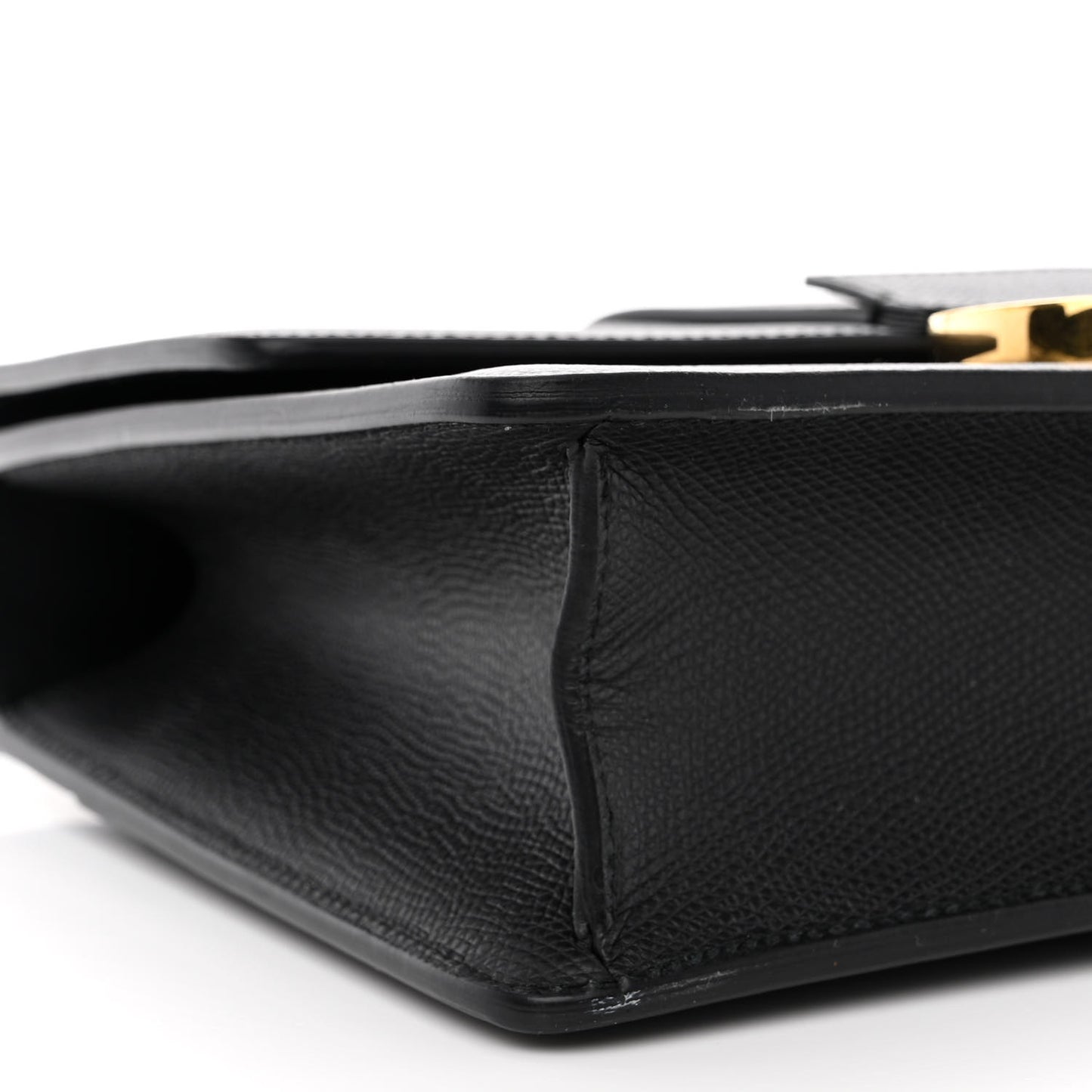 Grained Calfskin 30 Montaigne Flap Bag Black