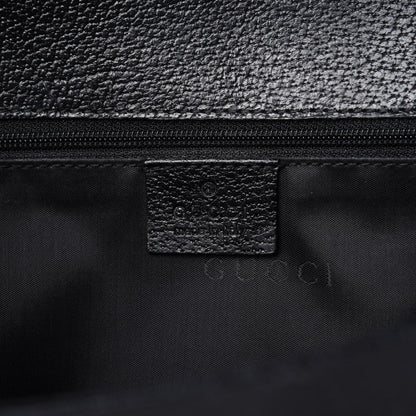 Gucci Calfskin Bamboo Baguette Shoulder Bag Black 8 of 10
