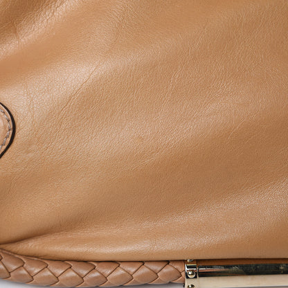 Gucci Calfskin Medium Britt Tassel Shoulder Bag Beige 9 of 13