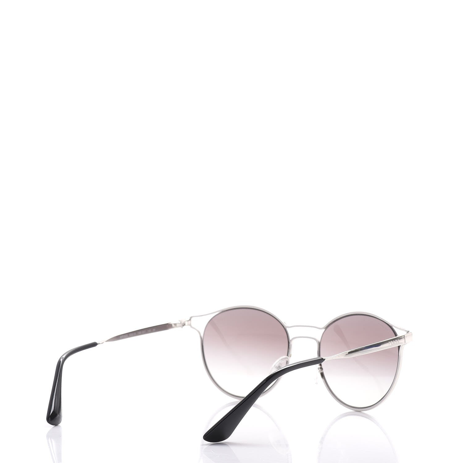 Prada Cinema Sunglasses SPR 62S Black Silver 4 of 8