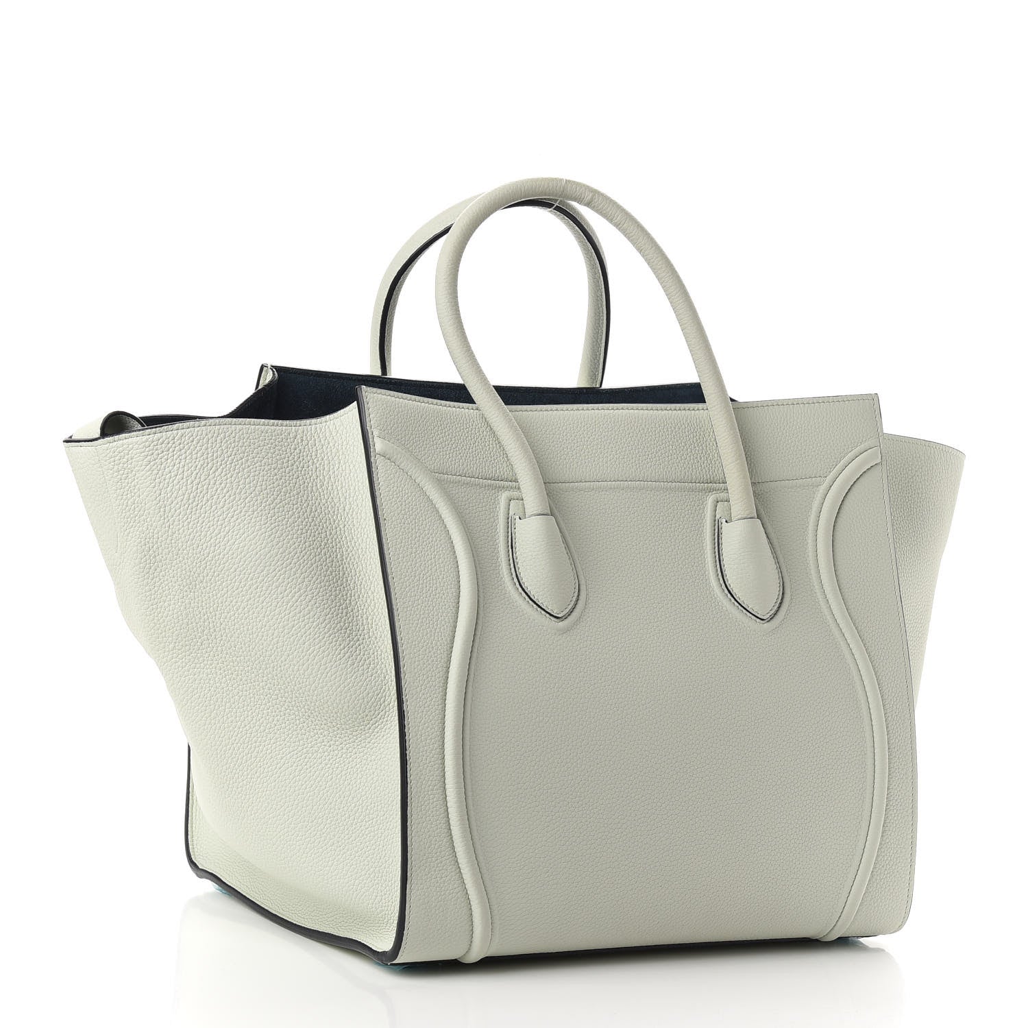 Celine Baby Grained Calfskin Medium Phantom Luggage Jade 2 of 9