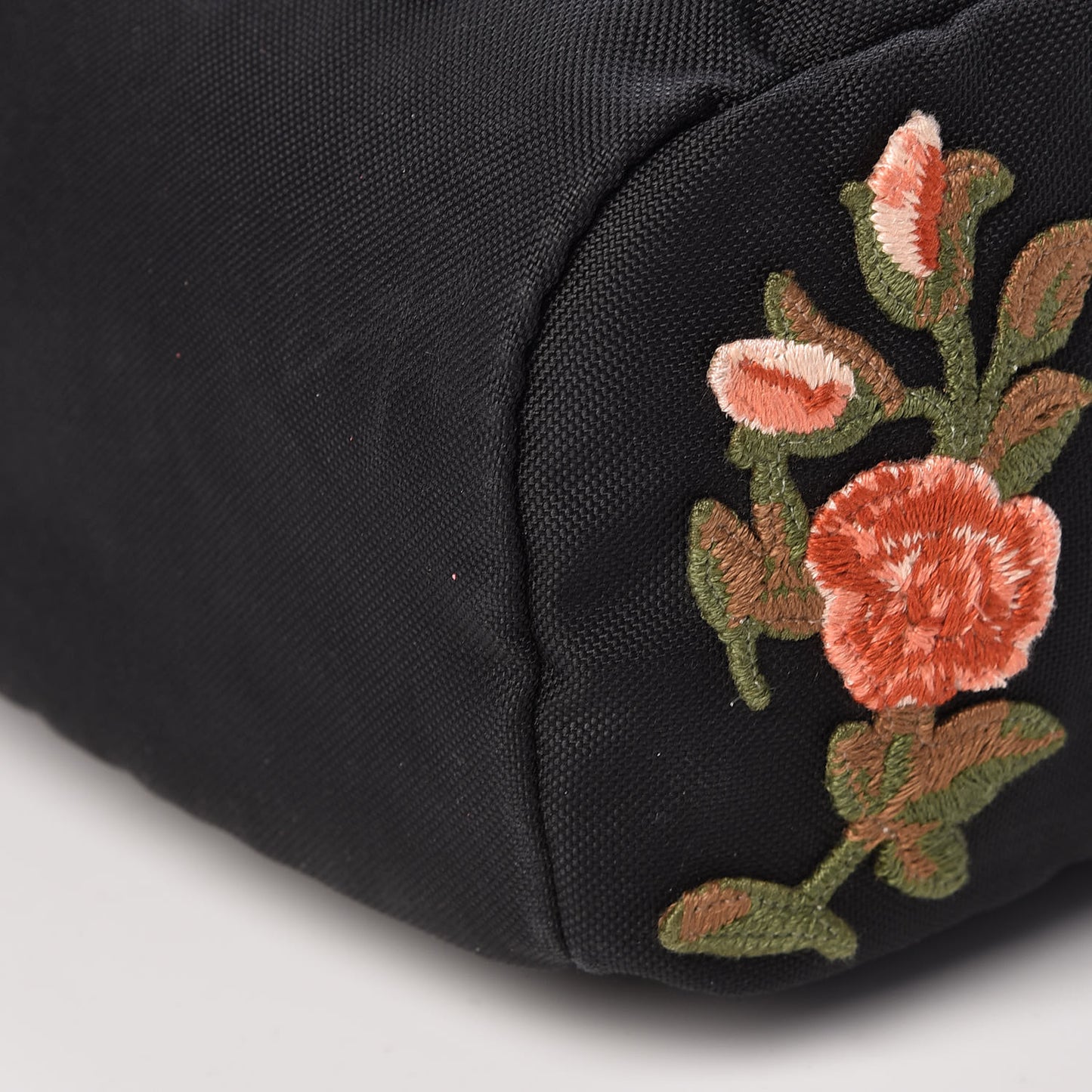 Techno Canvas Web L'Aveugle Par Amour Embroidered Double Buckle Backpack Black