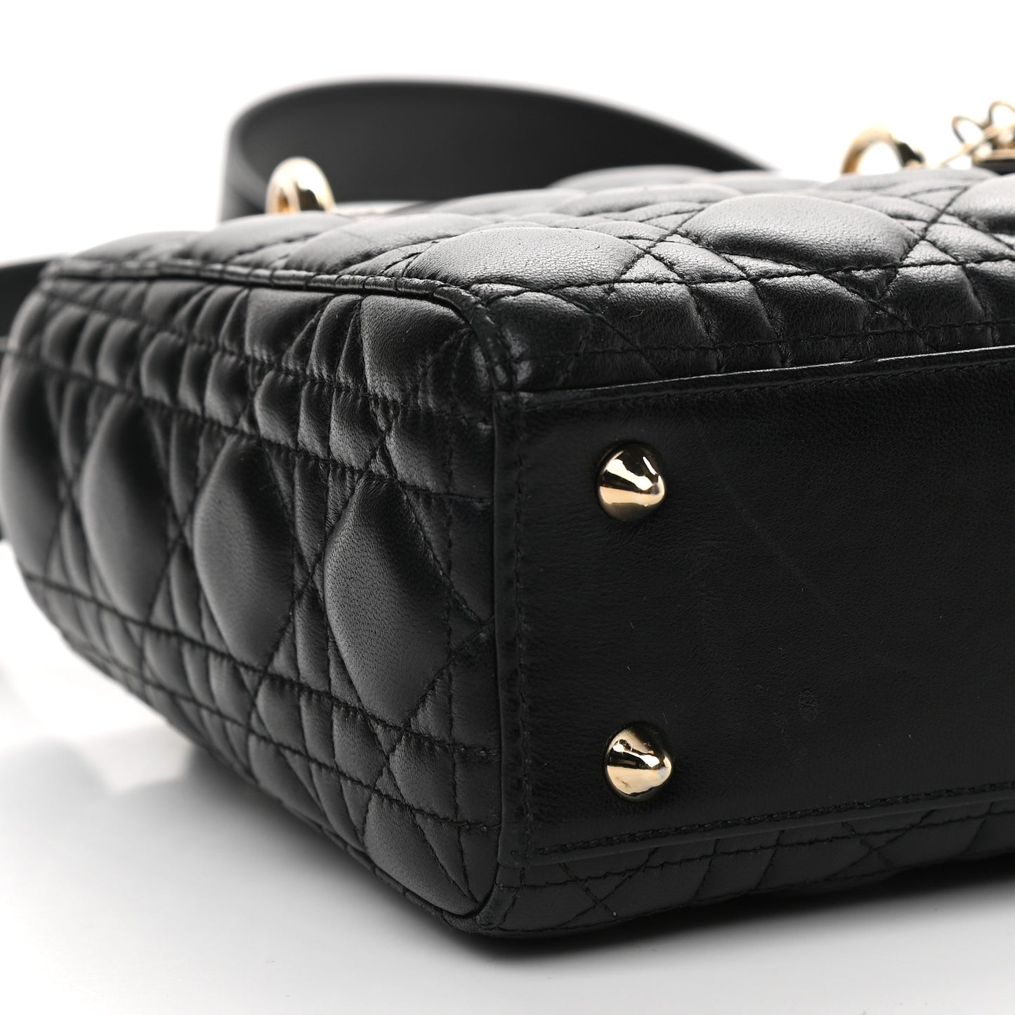 Lambskin Cannage Small My ABCDior Lady Dior Black