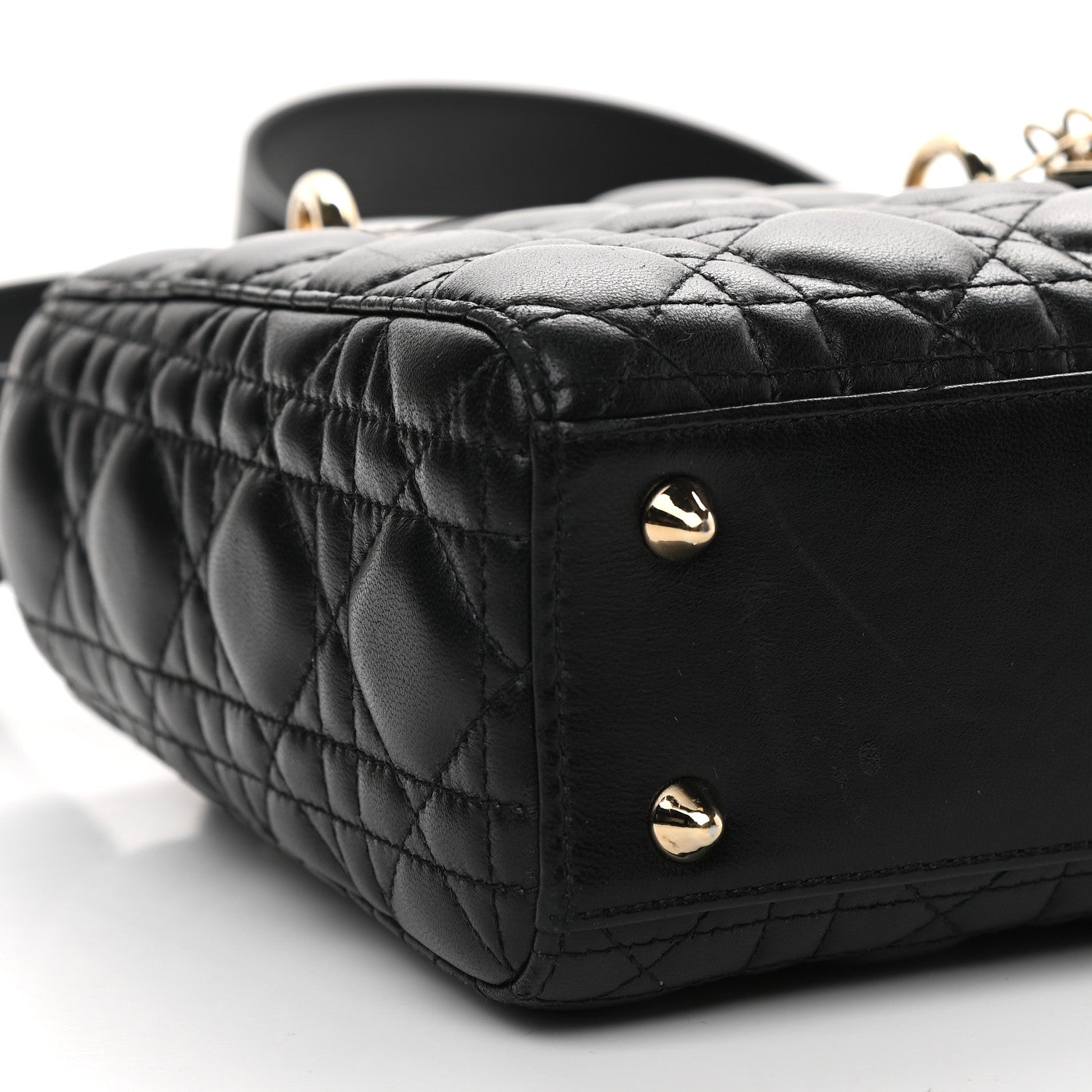 Christian Dior Lambskin Cannage Small My ABCDior Lady Dior Black 7 of 10