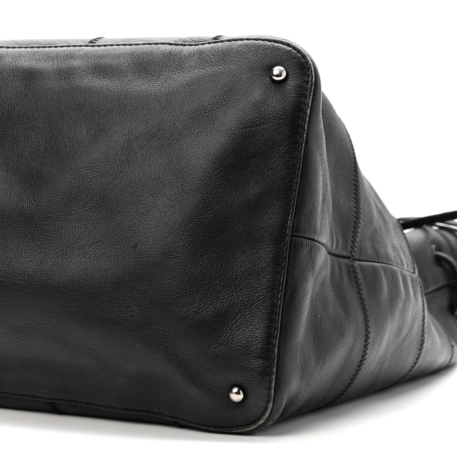 Chanel Calfskin Square Stitched Tassel Bag Black 10 of 13