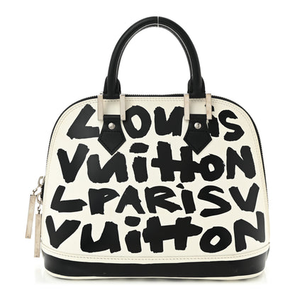 Louis Vuitton Graffiti Alma MM Black 1 of 10