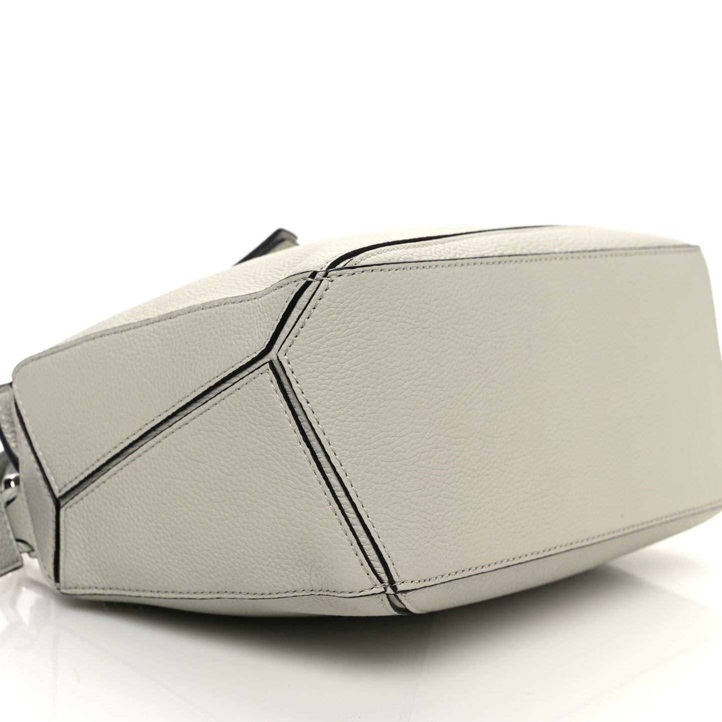 Grained Calfskin Small Puzzle Bag Light Celadon