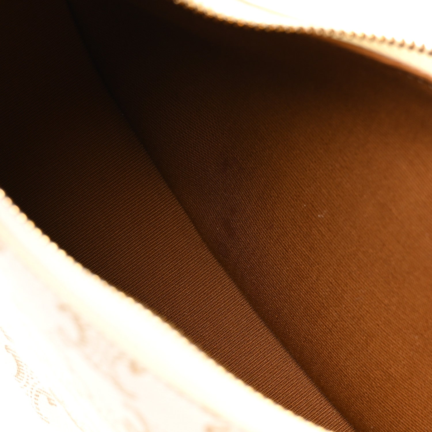 Celine Canvas Calfskin Ava Triomphe Shoulder Bag White 11 of 11
