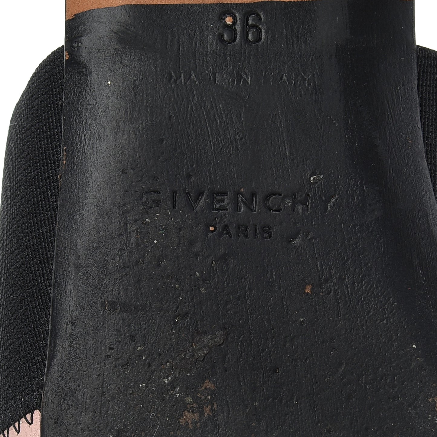 Calfskin Bedford Logo Mule Slides 36 Pink