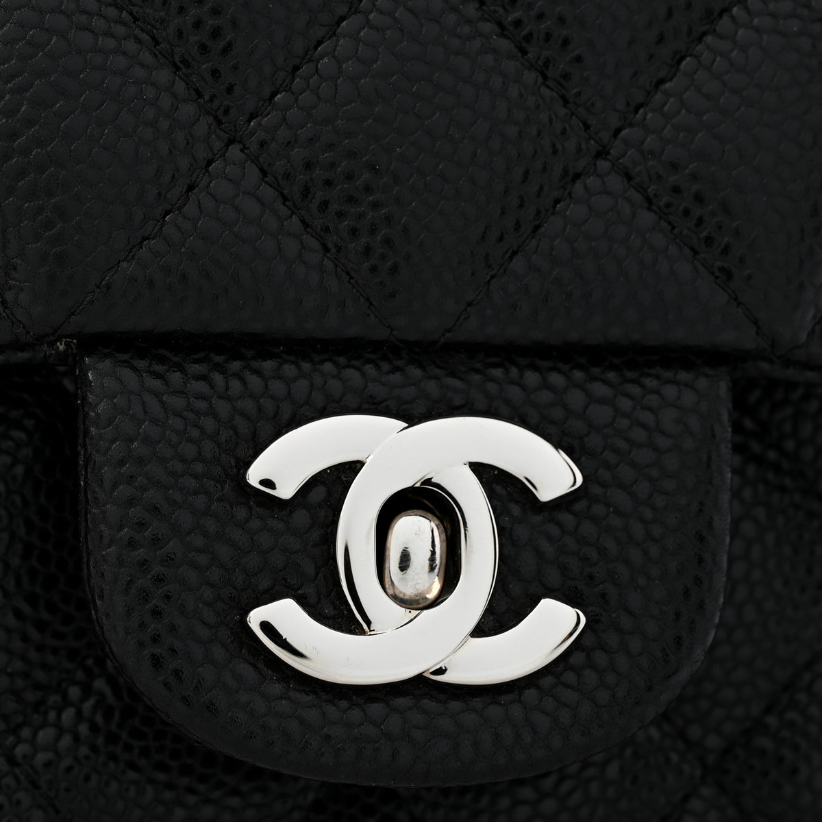 Chanel Caviar Quilted Mini Rectangular Flap Black 12 of 13