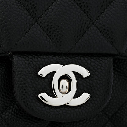 Chanel Caviar Quilted Mini Rectangular Flap Black 12 of 13