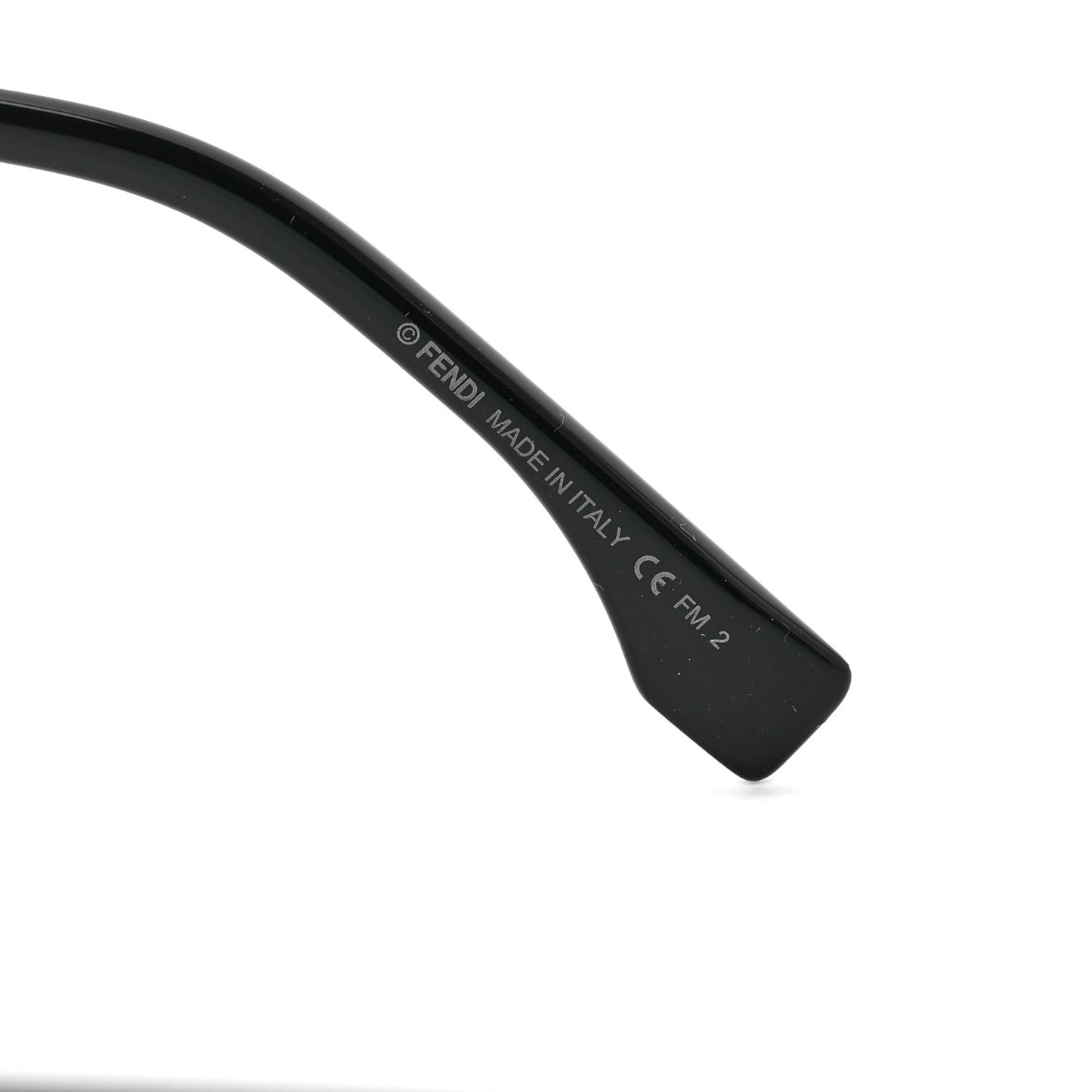 Accetate Cat Eye Sunglasses FF 0432/G/S Black Gold