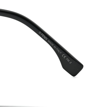Fendi Accetate Cat Eye Sunglasses FF 0432/G/S Black Gold 5 of 6