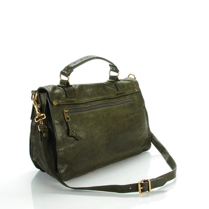 Proenza Schouler Lambskin Medium PS1 Satchel Military 3 of 10