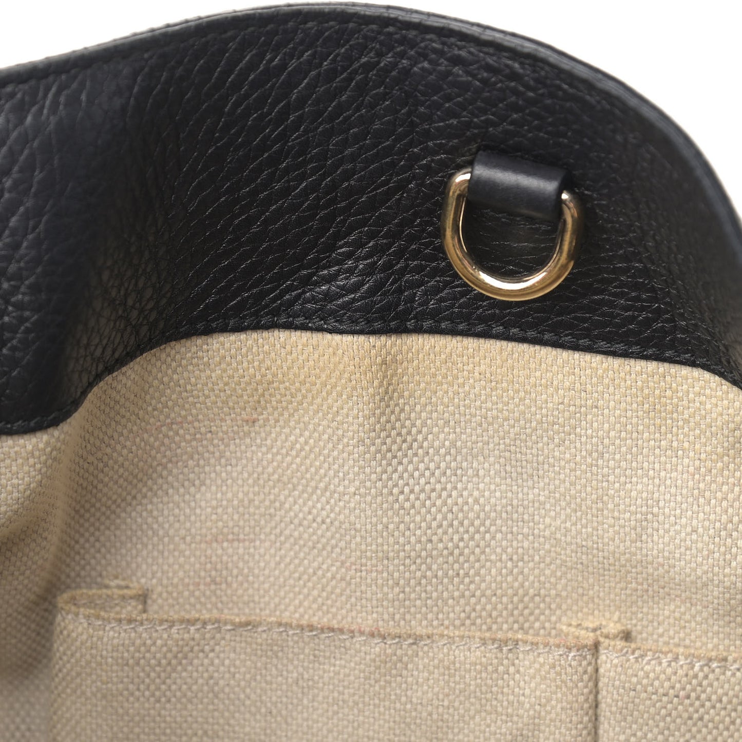 Pebbled Calfskin Medium Soho Chain Shoulder Bag Black