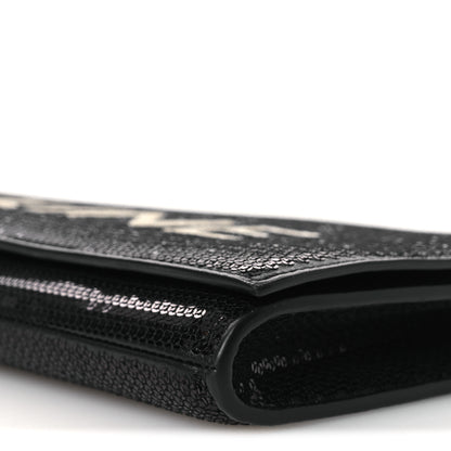 Celine Sequin Asymetric Clutch  Black White 10 of 10