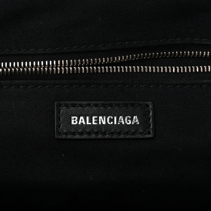 Balenciaga Shiny Supple Calfskin Logo Crocodile Embossed Cloud Clutch XS White 6 of 11