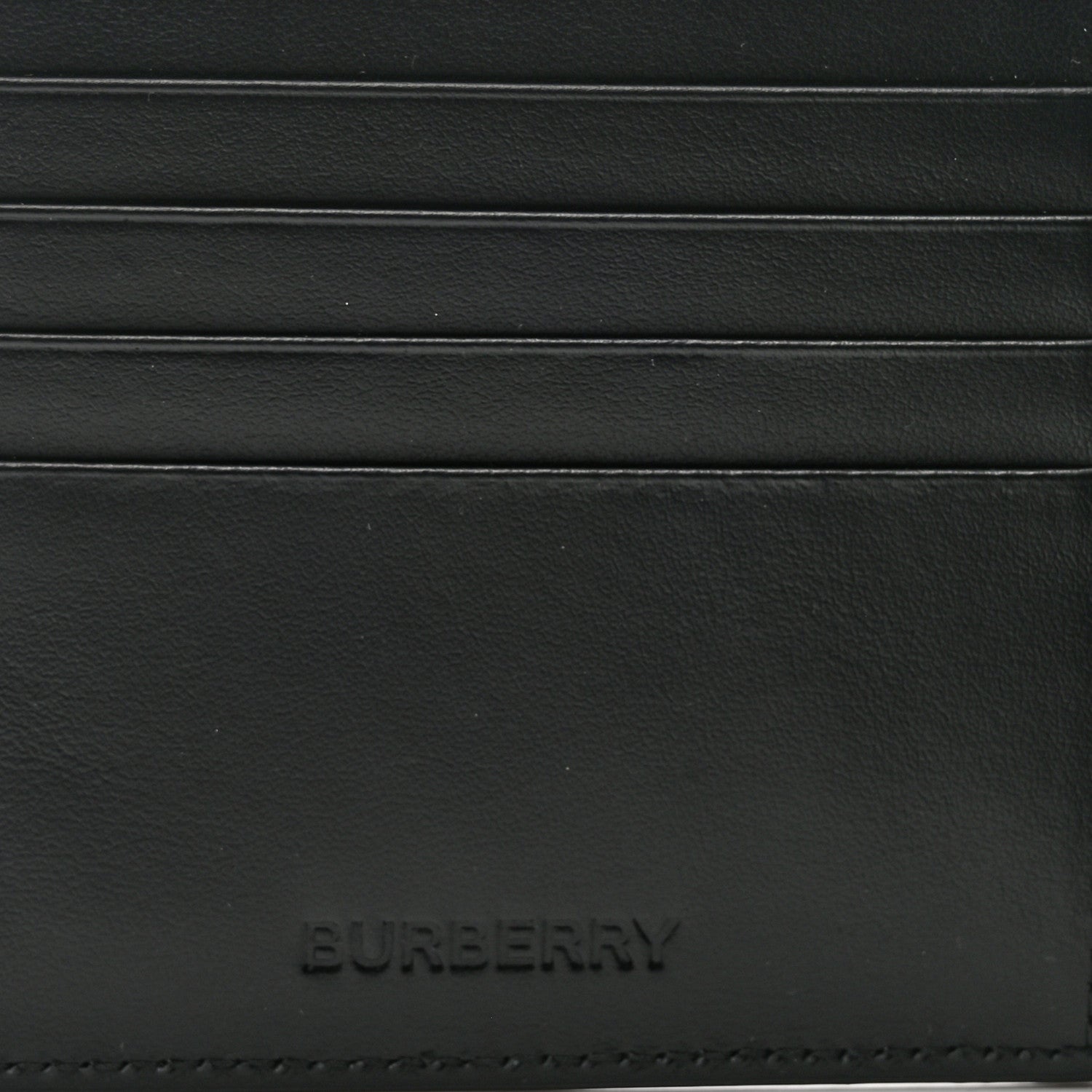 Burberry Calfskin Horseferry Coordinates Print Wallet Black 6 of 6