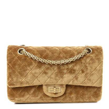 Chanel Velvet Quilted 2.55 Reissue 225 Flap Gold 1 of 11