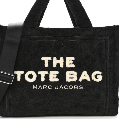 Marc Jacobs Polyester Medium Terry Tote Bag Black Nickel 7 of 11