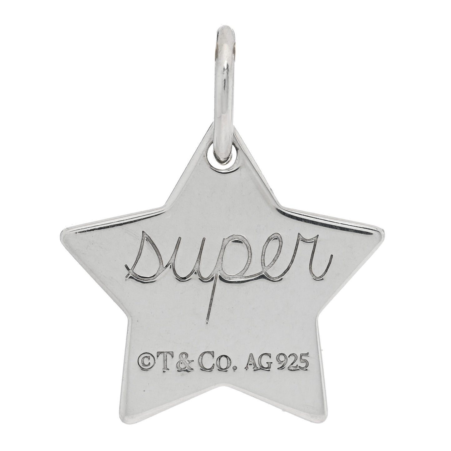 Sterling Silver Super Star Charm