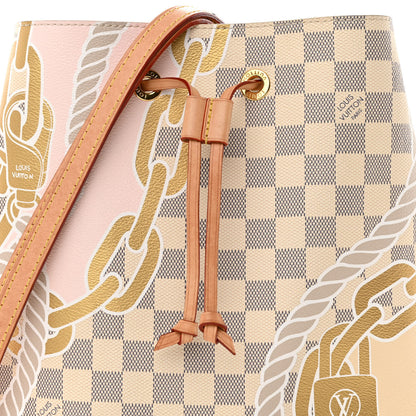 Louis Vuitton Damier Azur Nautical Neonoe MM 7 of 15