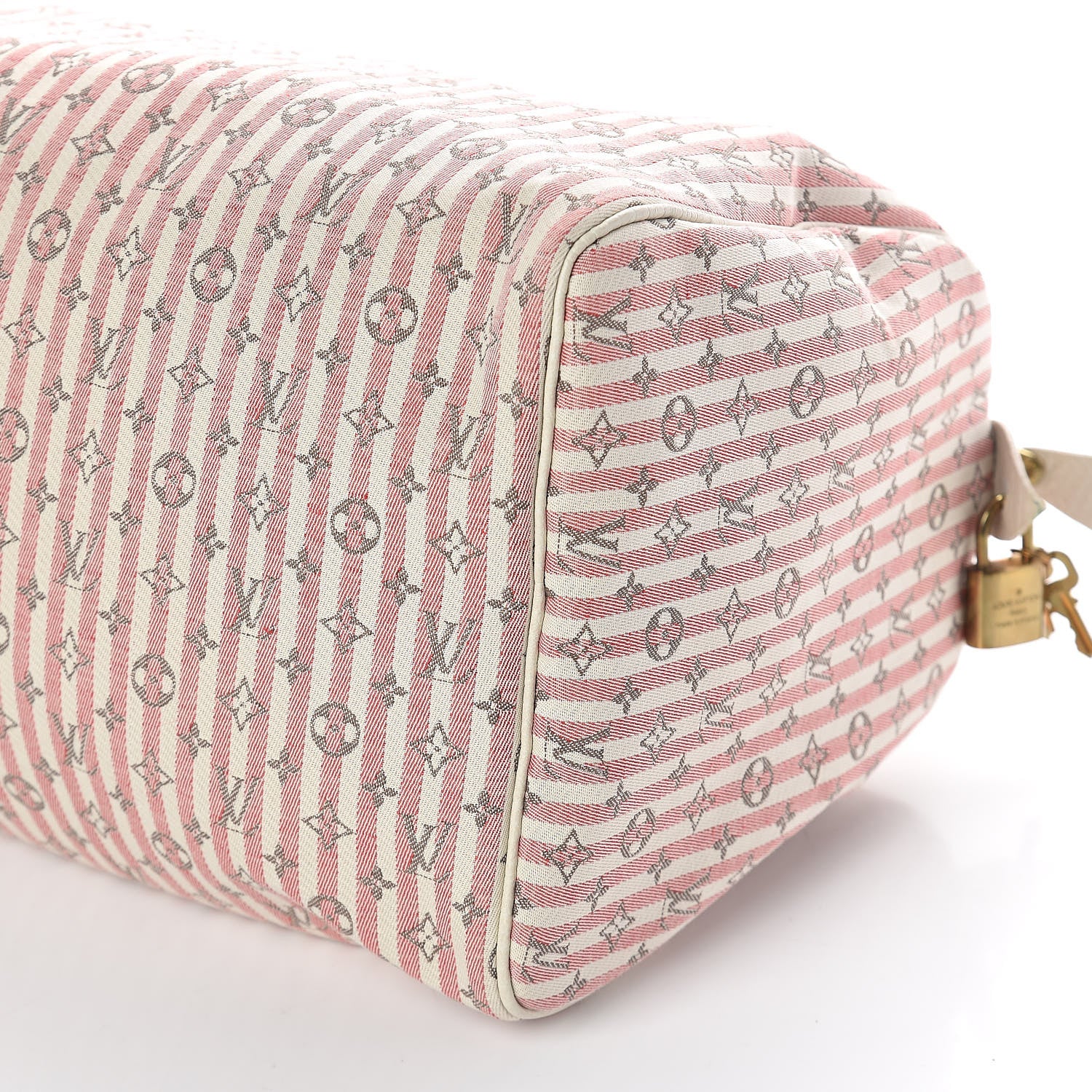 Louis Vuitton Mini Lin Croisette Speedy 30 Rouge 8 of 8