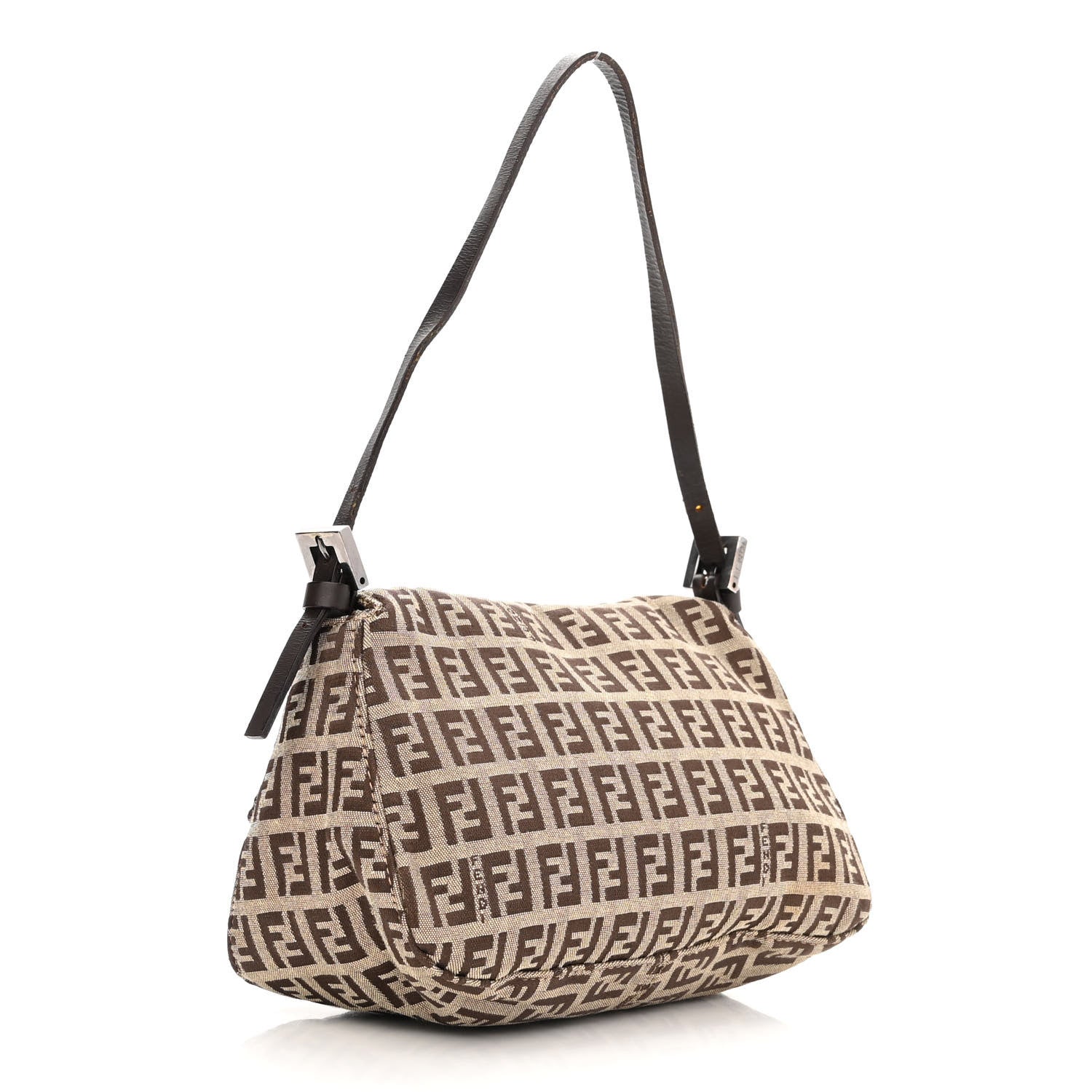 Fendi Zucchino Mini Mama Baguette Tobacco 2 of 11