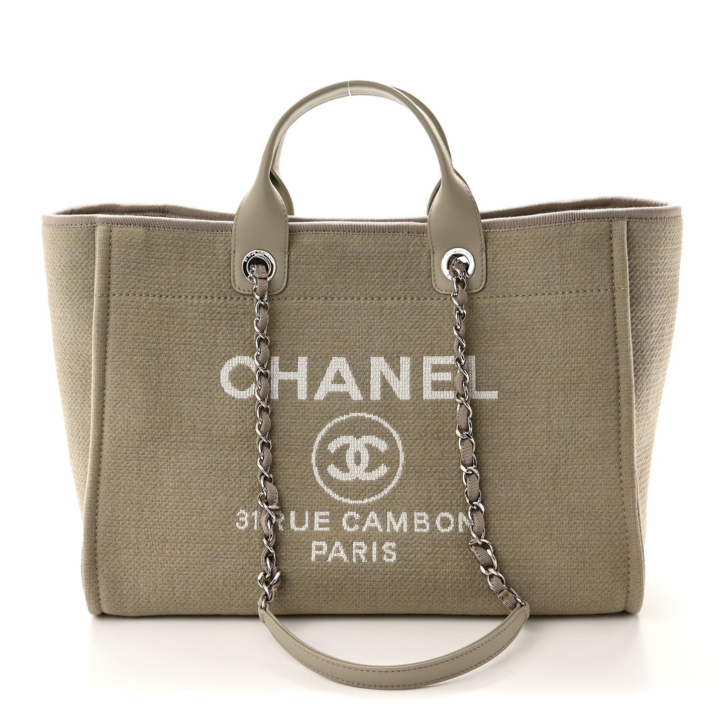 Mixed Fibers Medium Deauville Tote Grey