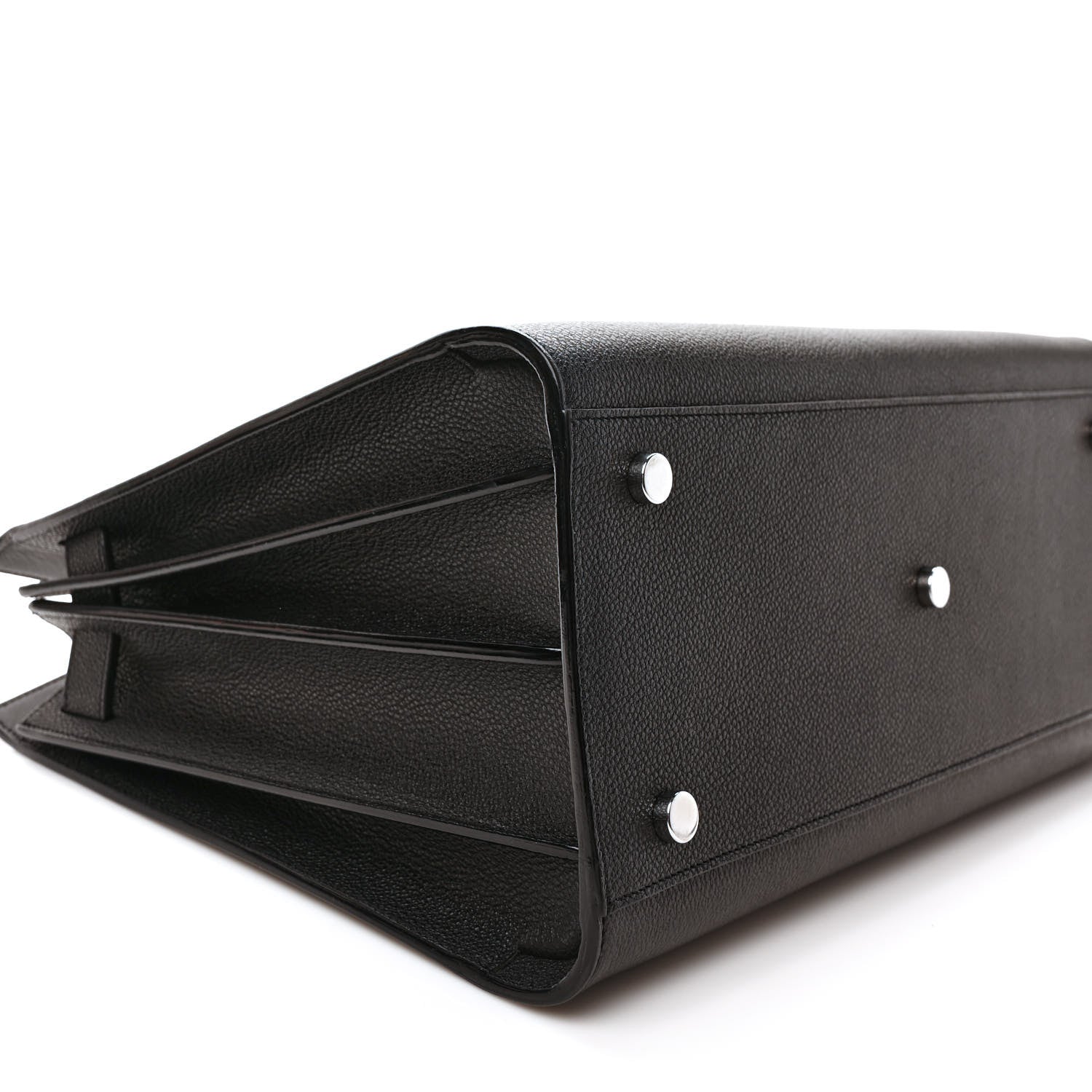 Saint Laurent Grained Calfskin Small Sac De Jour Black 7 of 8