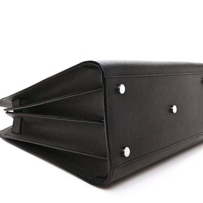Saint Laurent Grained Calfskin Small Sac De Jour Black 7 of 8
