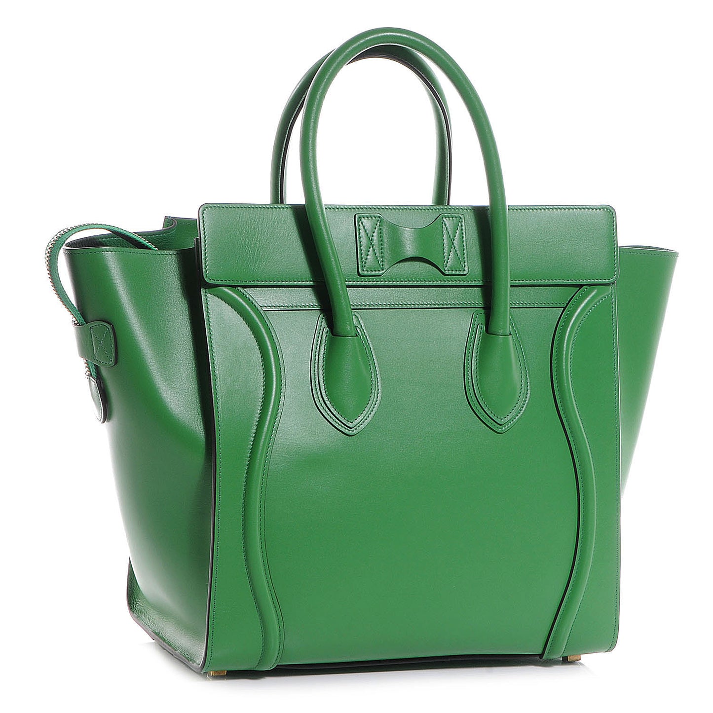 Palmelato Leather Mini Luggage Bag Grass Green