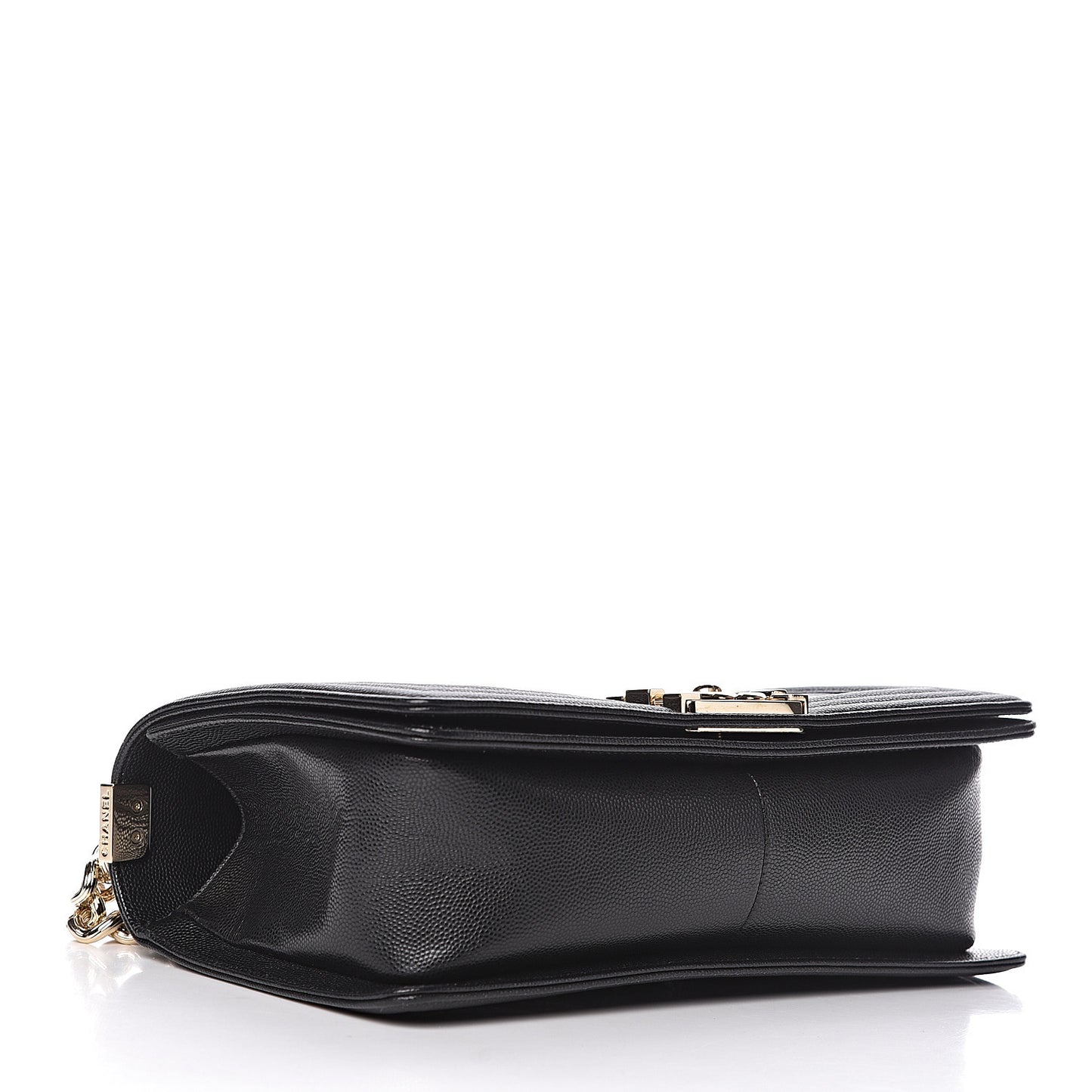Caviar Quilted Medium Boy Flap Black