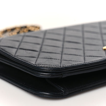 Chanel Lambskin Quilted Small Single Flap Black 8 of 10