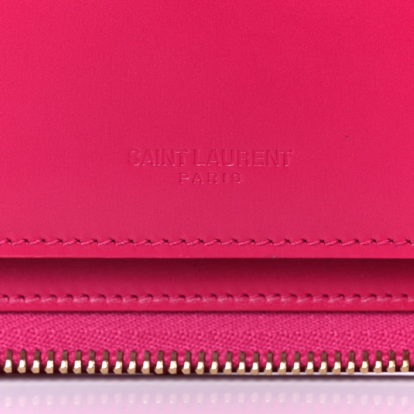 Smooth Calfskin Tuc iPad Case Fushia