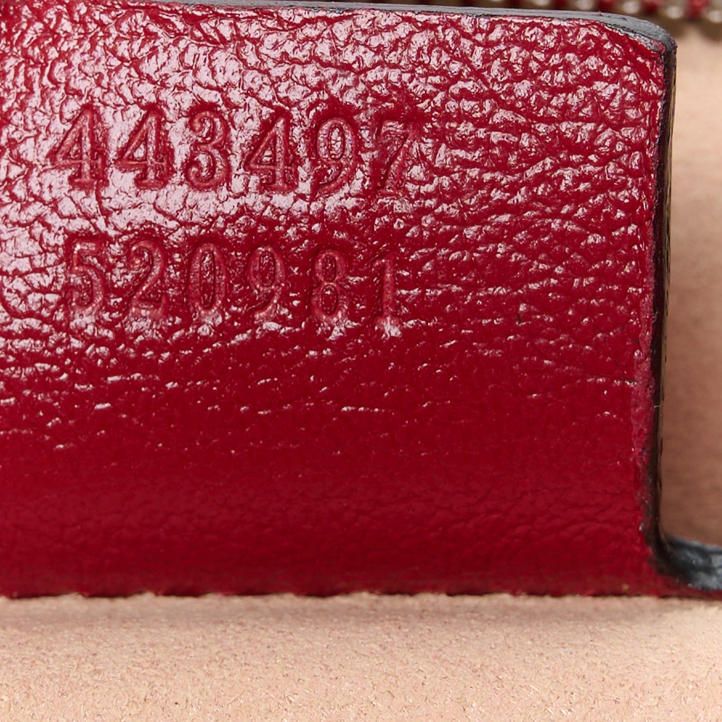Vintage Effect Calfskin Matelasse Diagonal Small Torchon GG Marmont Shoulder Bag Black Romantic Cherry
