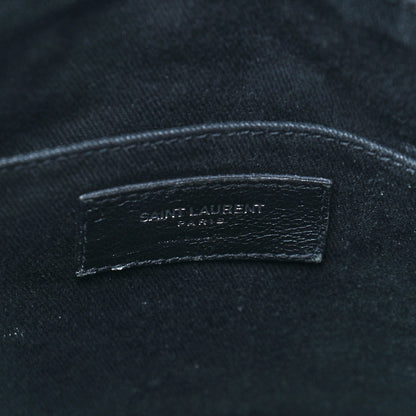 Saint Laurent Grained Calfskin Sac De Jour Souple North South Tote Black 6 of 11