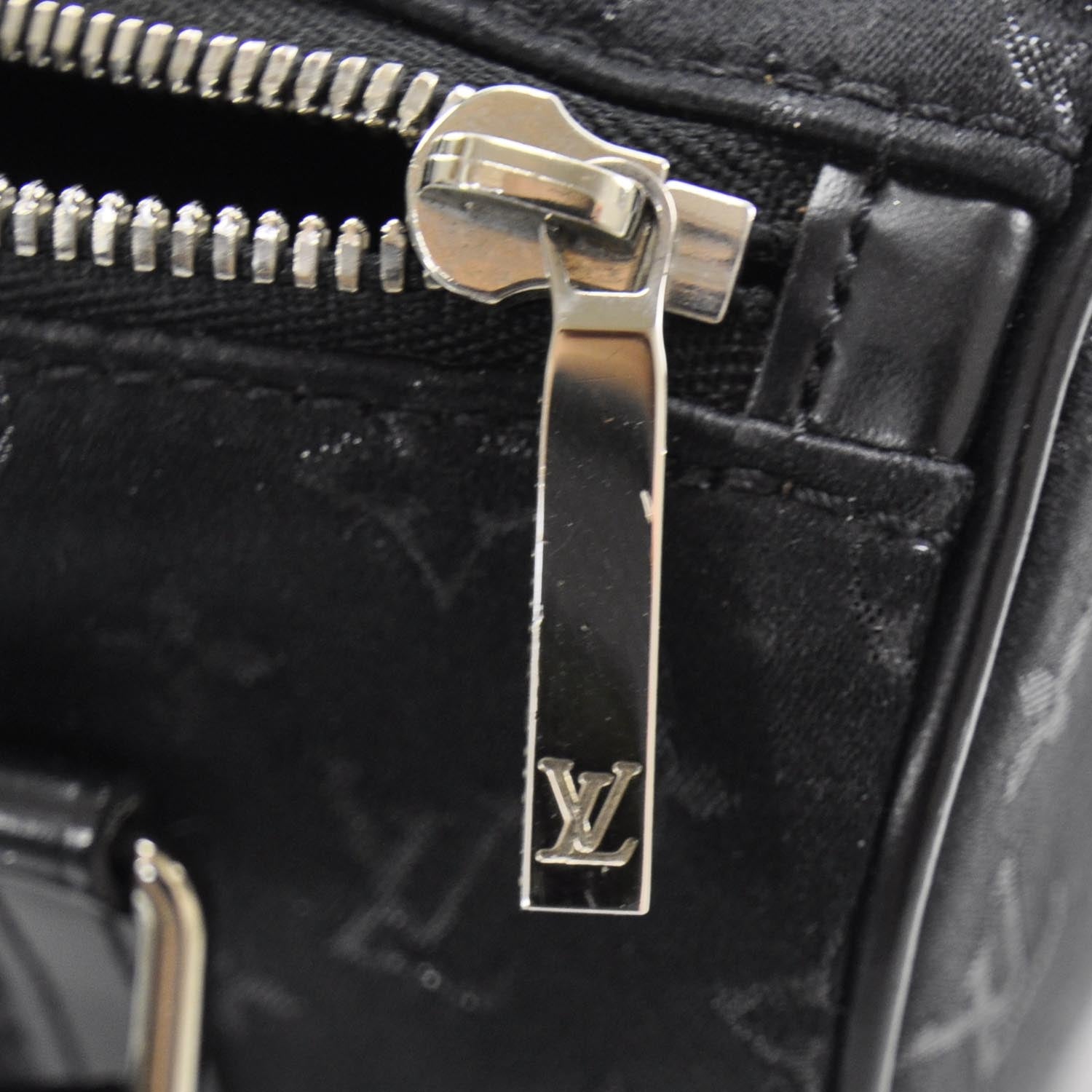 Louis Vuitton Satin Monogram Mini Papillon Black 7 of 9