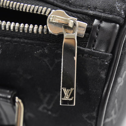 Louis Vuitton Satin Monogram Mini Papillon Black 7 of 9