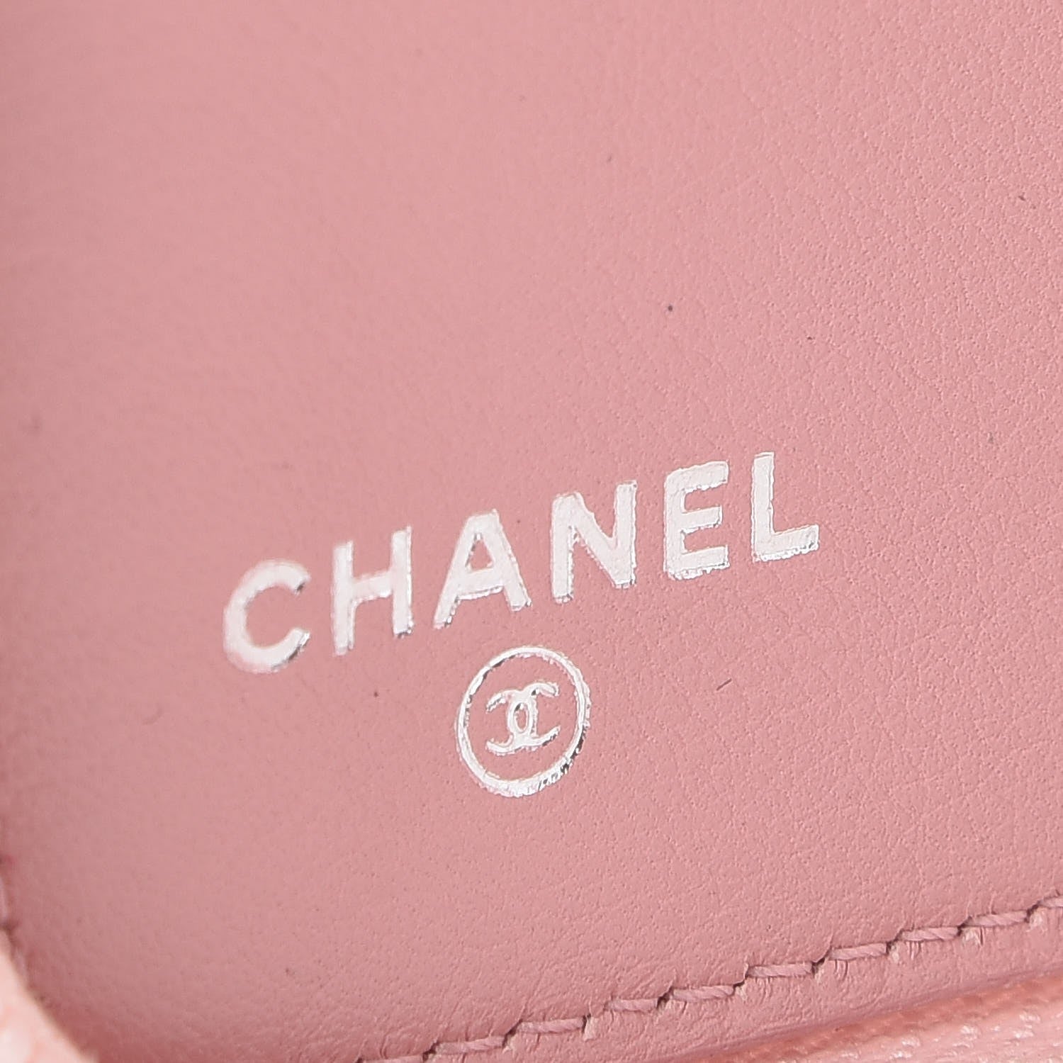 Chanel Caviar Large CC Timeless Zip Around Organizer Wallet Light Pink 6 of 8