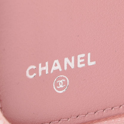 Chanel Caviar Large CC Timeless Zip Around Organizer Wallet Light Pink 6 of 8
