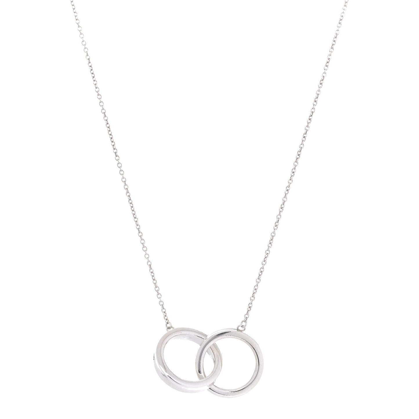 Sterling Silver 1837 Interlocking Circles Pendant Necklace
