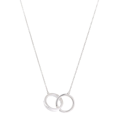 Tiffany Sterling Silver 1837 Interlocking Circles Pendant Necklace 1 of 7