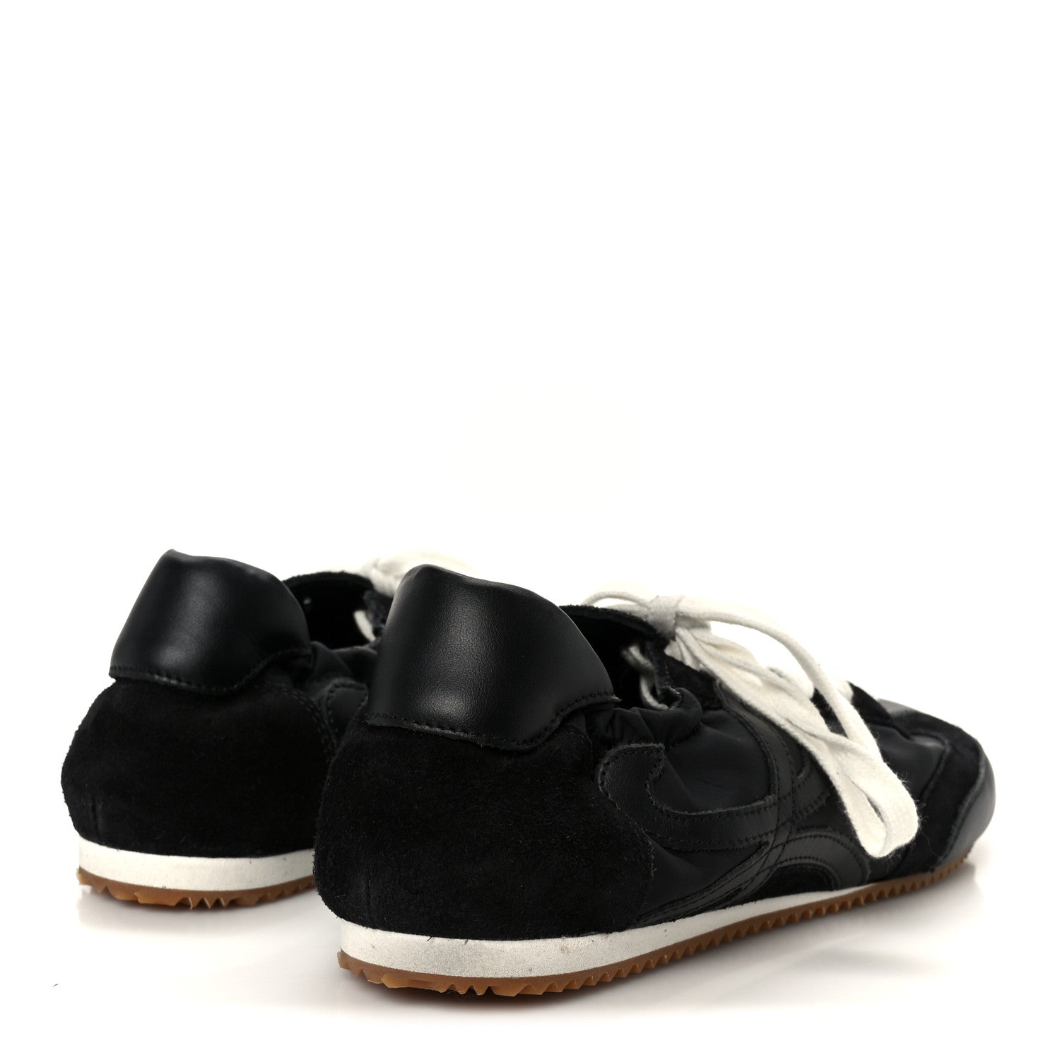 Loewe Nylon Suede Ballet Runner Sneakers 39 Black 5 of 9