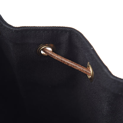 Hermes Toile Sac Polochon Black 9 of 12